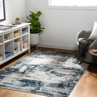Livabliss Vahana Machine Washable Rustic Abstract Area Rug