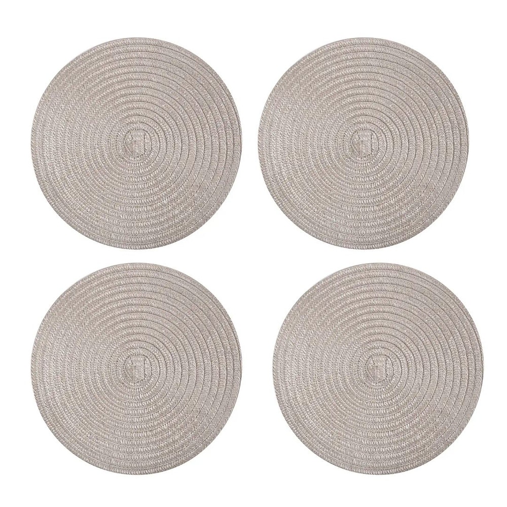 Reversible Wipe-clean Plastic Placemats Set of 4 - Pastel Circles - On Sale  - Bed Bath & Beyond - 29811392