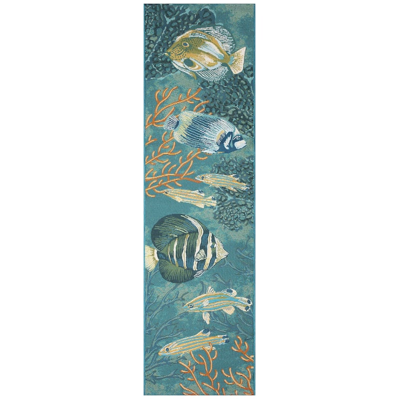 Liora Manne Marina Fish Indoor/Outdoor Rug
