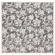 preview thumbnail 5 of 50, Martha Stewart by SAFAVIEH Handmade Eibhlis Wool Rug 6' Square - Black/Ivory - Square