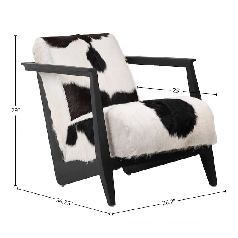 Nicole Teak Upholstered Occasional Chair