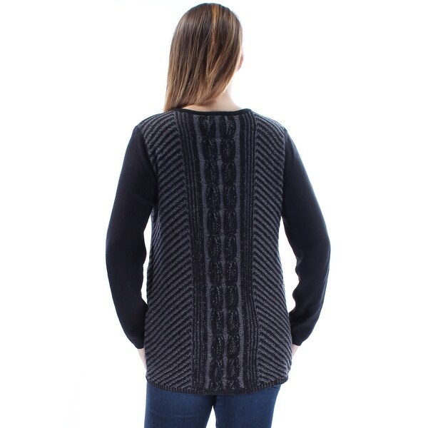 black v neck sweater outfit