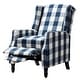 preview thumbnail 41 of 88, Damaris Comfy Recliner for Bedroom Set of 2 with wingback by HULALA HOME