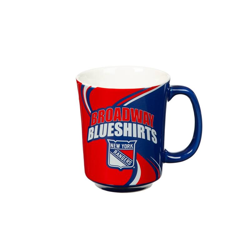 New York Rangers, 14 oz Ceramic Coffee Mug w/ Gift Box