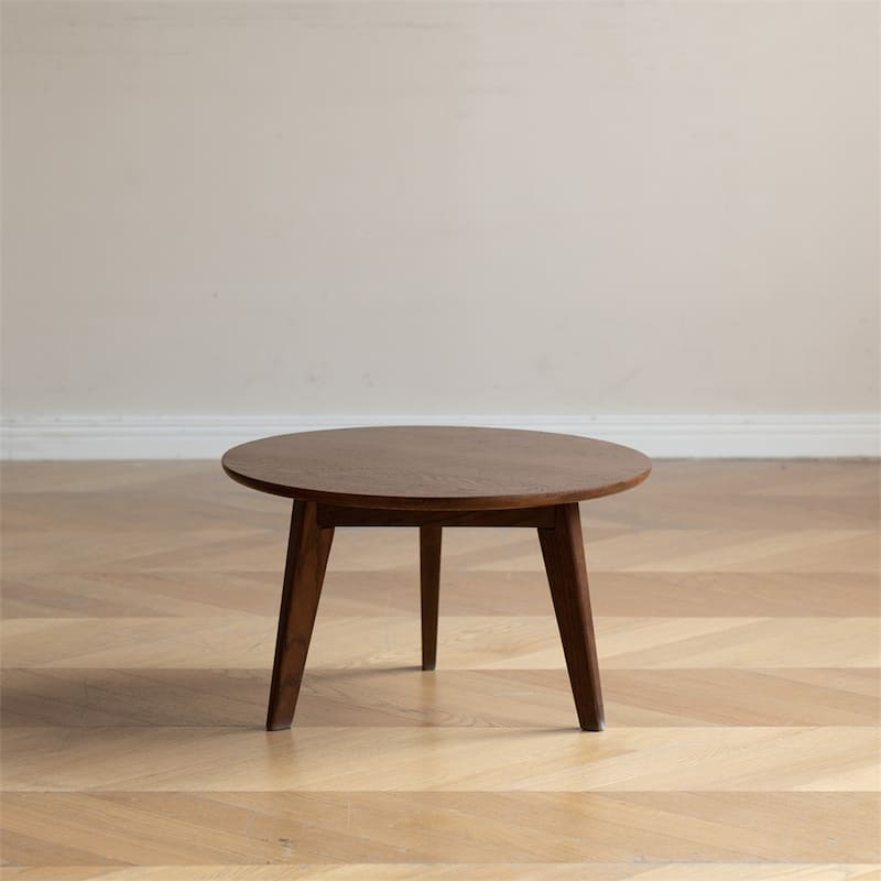 Center Table Low Table Solid Oak Wood Top Plate Desk Coffee Table