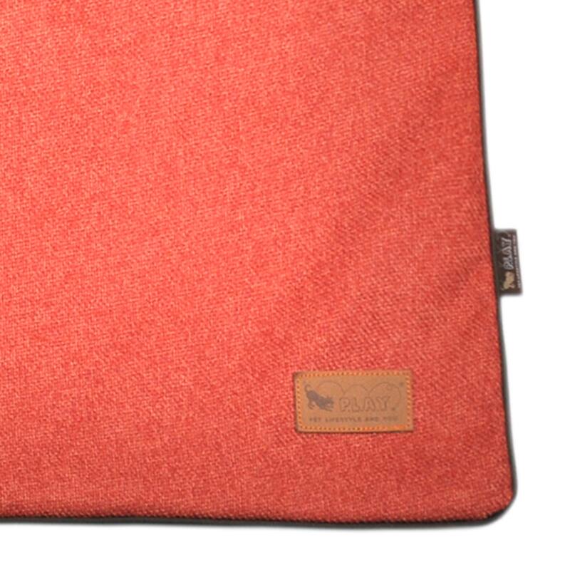 Luxe Throw 54 x 47" Twill Pet Blanket, Papaya