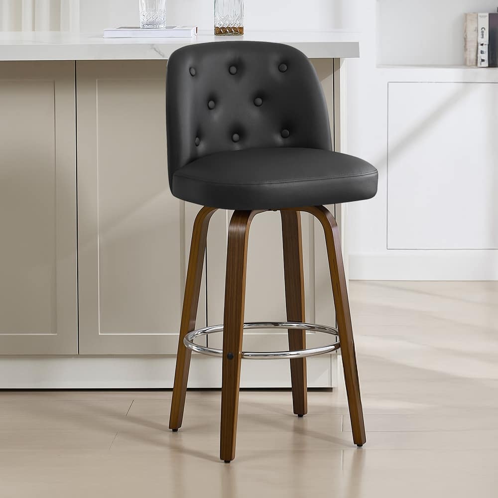 26"/29" Swivel Bar Stools/ Counter Stool with Bentwood Legs