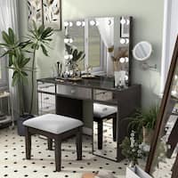 sachin and babi light blue dress Gray Makeup Vanities main image 0