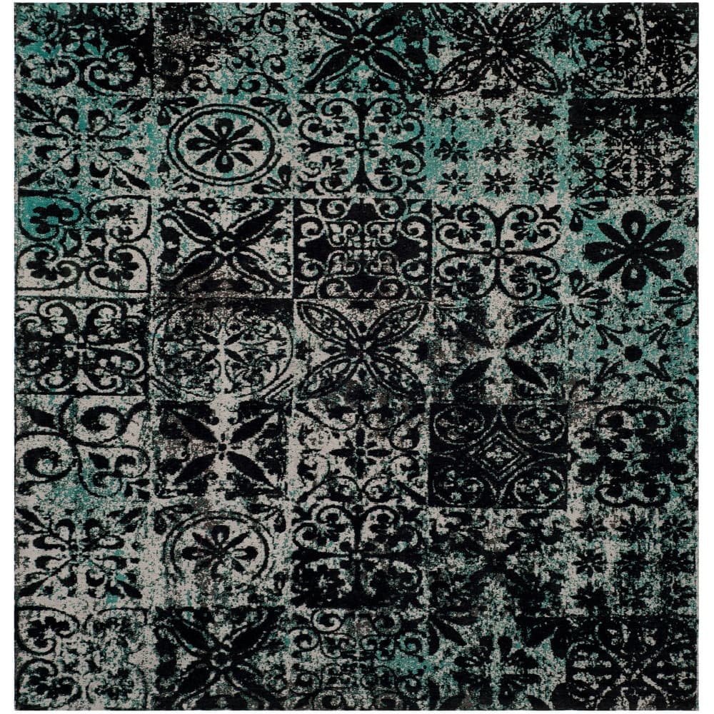 SAFAVIEH Classic Vintage Boho Roosa Distressed Oriental Cotton Rug