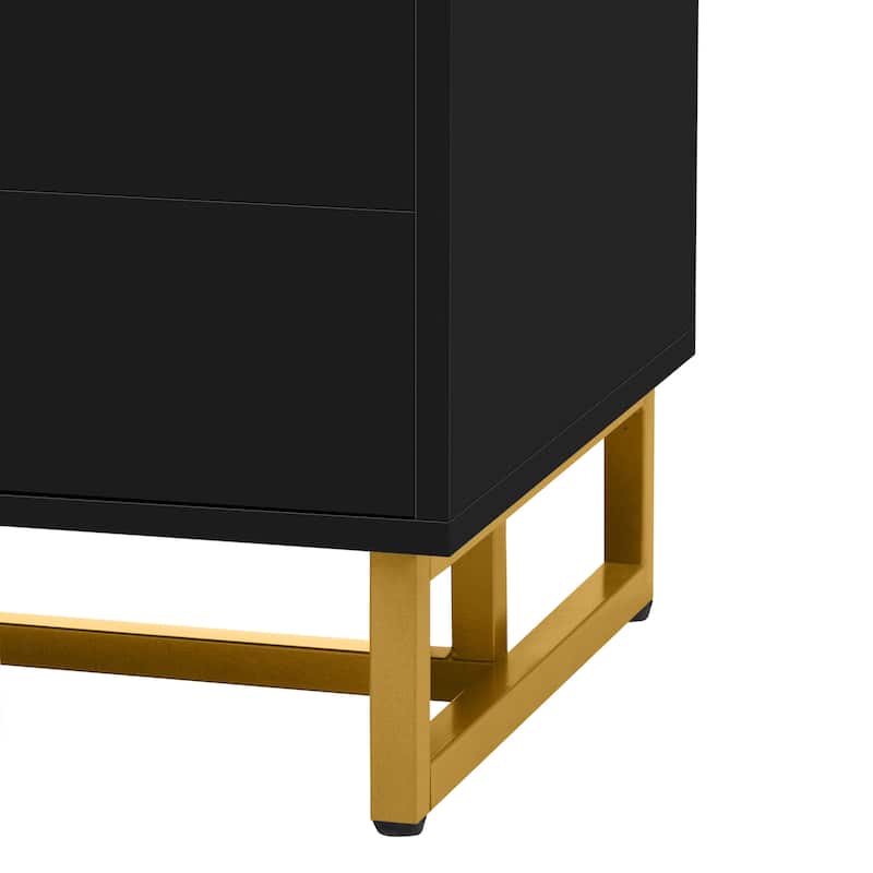 TV Stand Entertainment Center TV Media Console Table with Storage