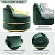 preview thumbnail 19 of 62, 360 Degree Swivel Accent Chair Velvet Modern Upholstered Barrel Chair Over-Sized Soft Chair with Seat Cushion