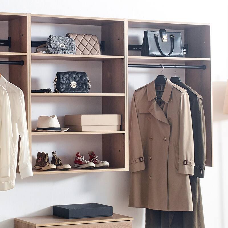 Devi Wall Mounted Wood Closet System
