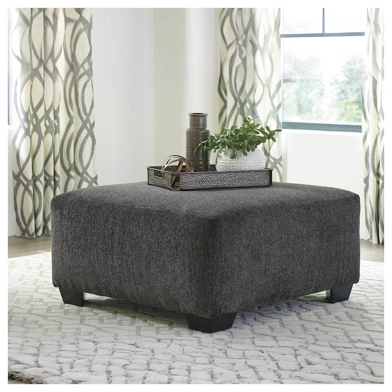 Ballinasloe Oversized Ottoman - Smoke - Smoke - Oversized