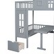 preview thumbnail 37 of 156, Modern Style Wooden Bunk Bed with Changeable Table, Upper Bed and Down Desk