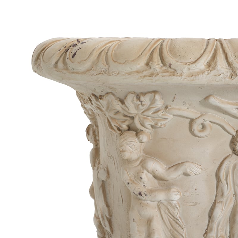 Christopher Knight Home - Eldric MGO Garden Urn with Drainage Hole