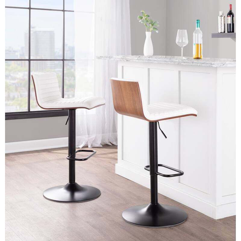 Carson Carrington Tyra Adjustable Bar Stool (Set of 2)