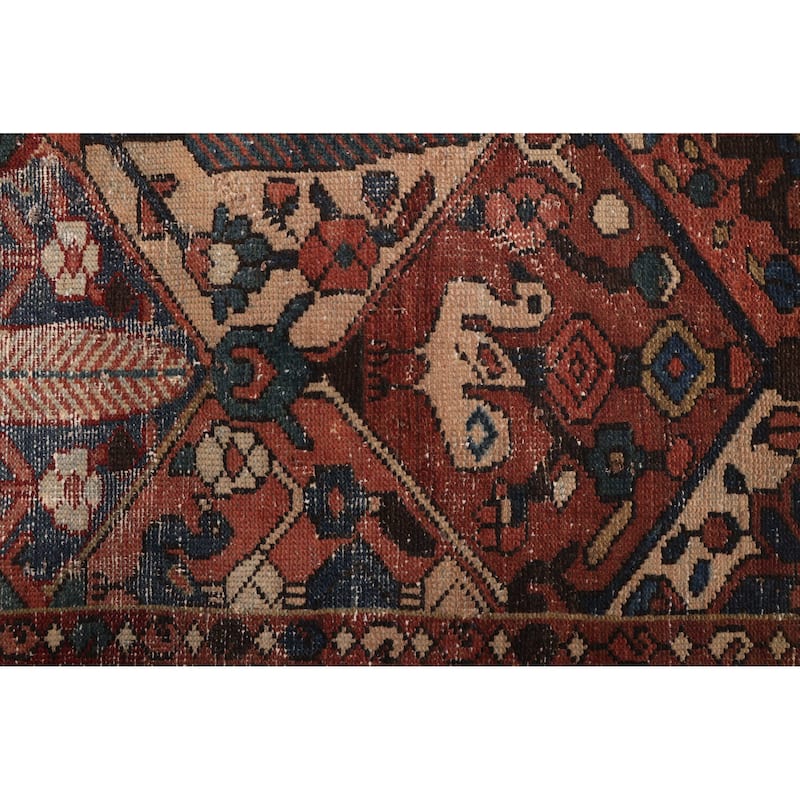 ECARPETGALLERY Hand-knotted Kayseri Vintage Red Wool Rug - 4'7 x 6'4