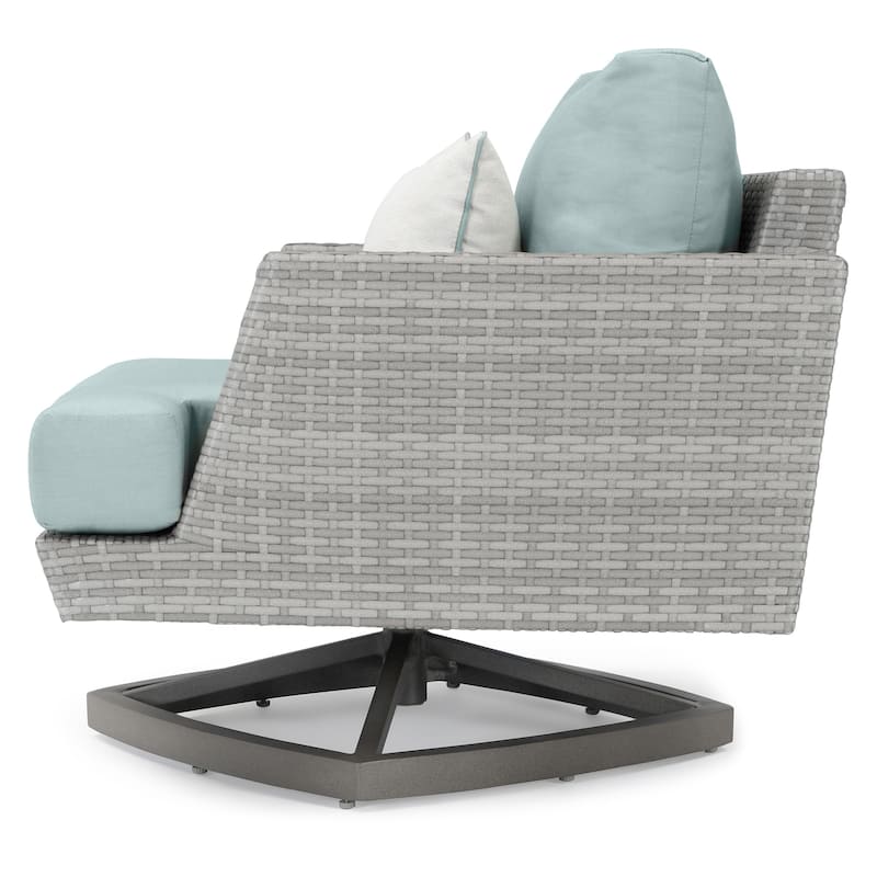 Portofino Casual 2 Piece Sunbrella Outdoor Patio Motion Club Chairs