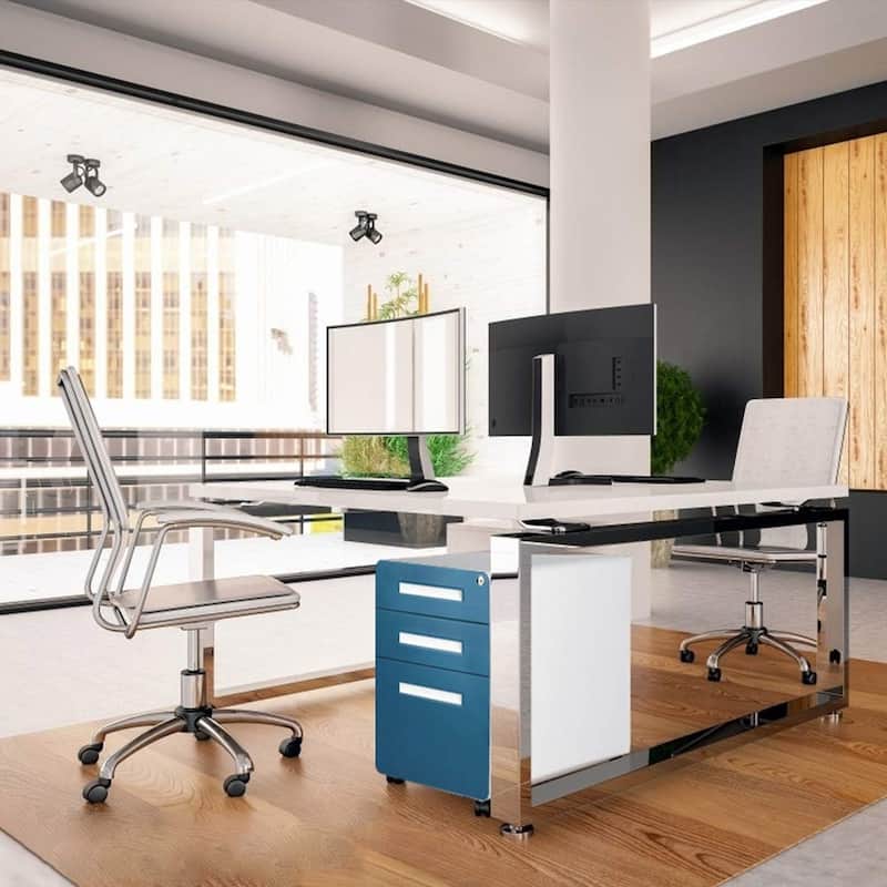 3 Drawer Mobile/Vertical File Cabinet for Home Office