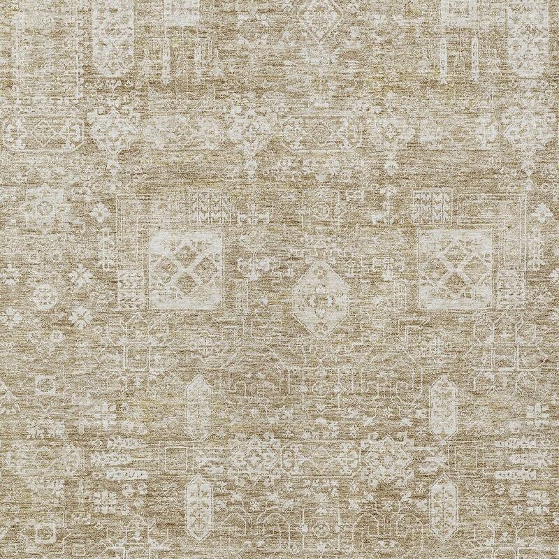 HomeRoots Oriental Transitional Rectangle Outdoor Rug