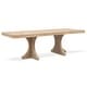 preview thumbnail 3 of 8, Magnussen Home Somerset Butternut Extendable Trestle Dining Table - 40''W x 76''D x 29.75''H