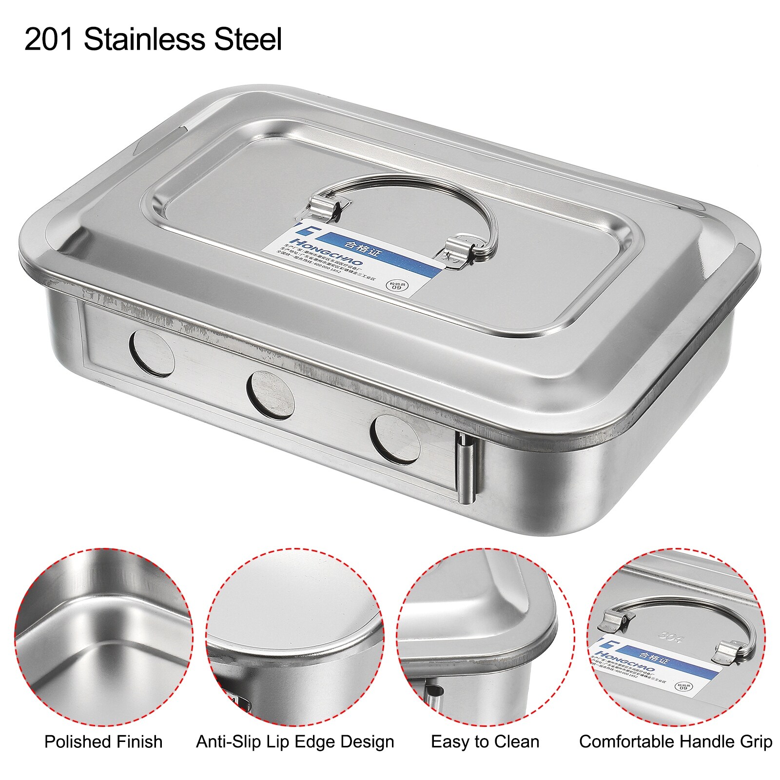 Stainless Steel Surgical Instrument Tray, Reusable, Medium At Rs 200 - View #2