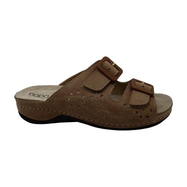 Napa Flex Double Women's Sandal 38 M EU Camel - 7 - Overstock - 33938206