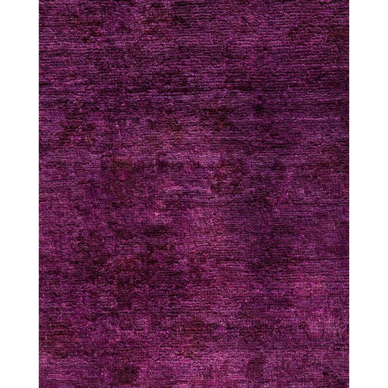 Vibrance One-of-a-Kind Hand-Knotted Area Rug - Pink, 6' 1" x 8' 10" - 6' 1" x 8' 10"