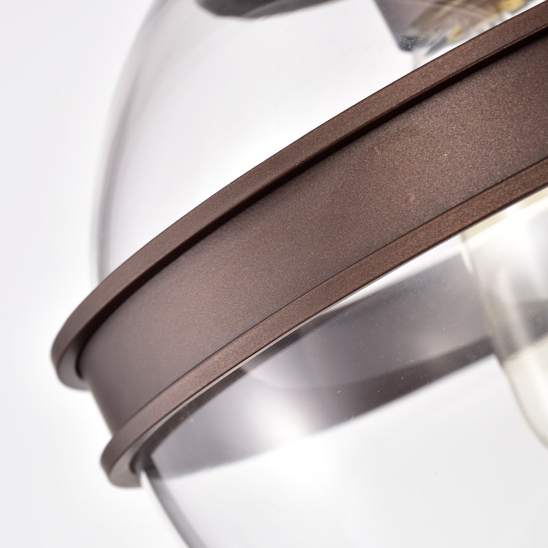 1-light Oil Rubbed Bronze Hanging Pendant