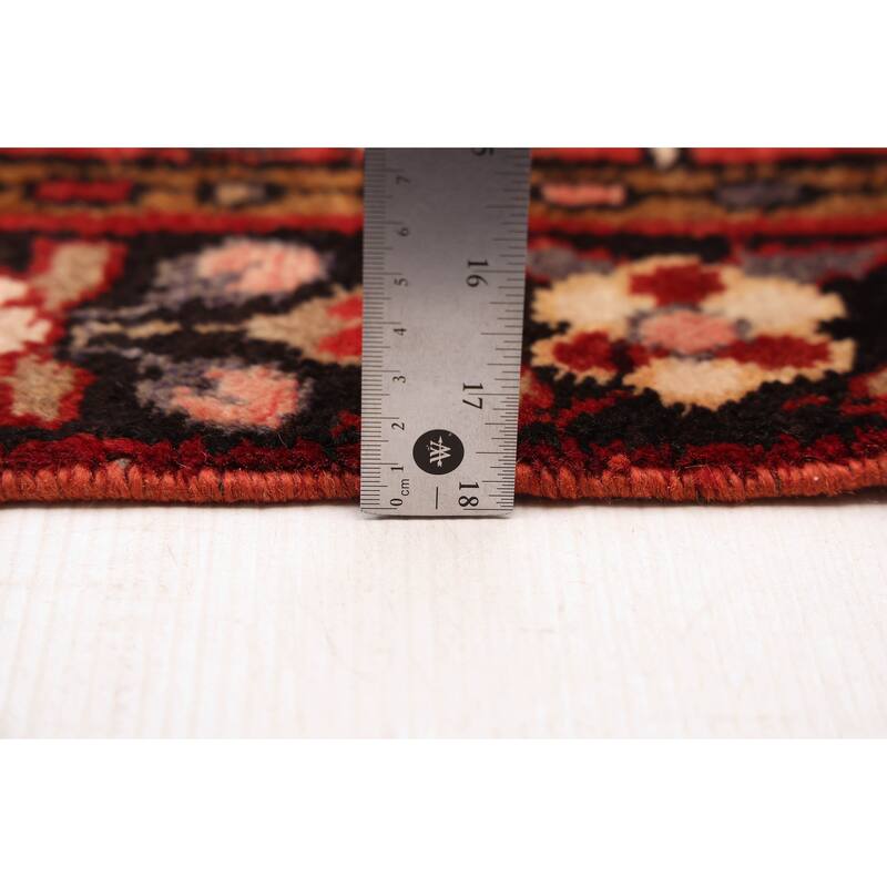 ECARPETGALLERY Hand-knotted Andelz Red Wool Rug - 3'1 x 9'5