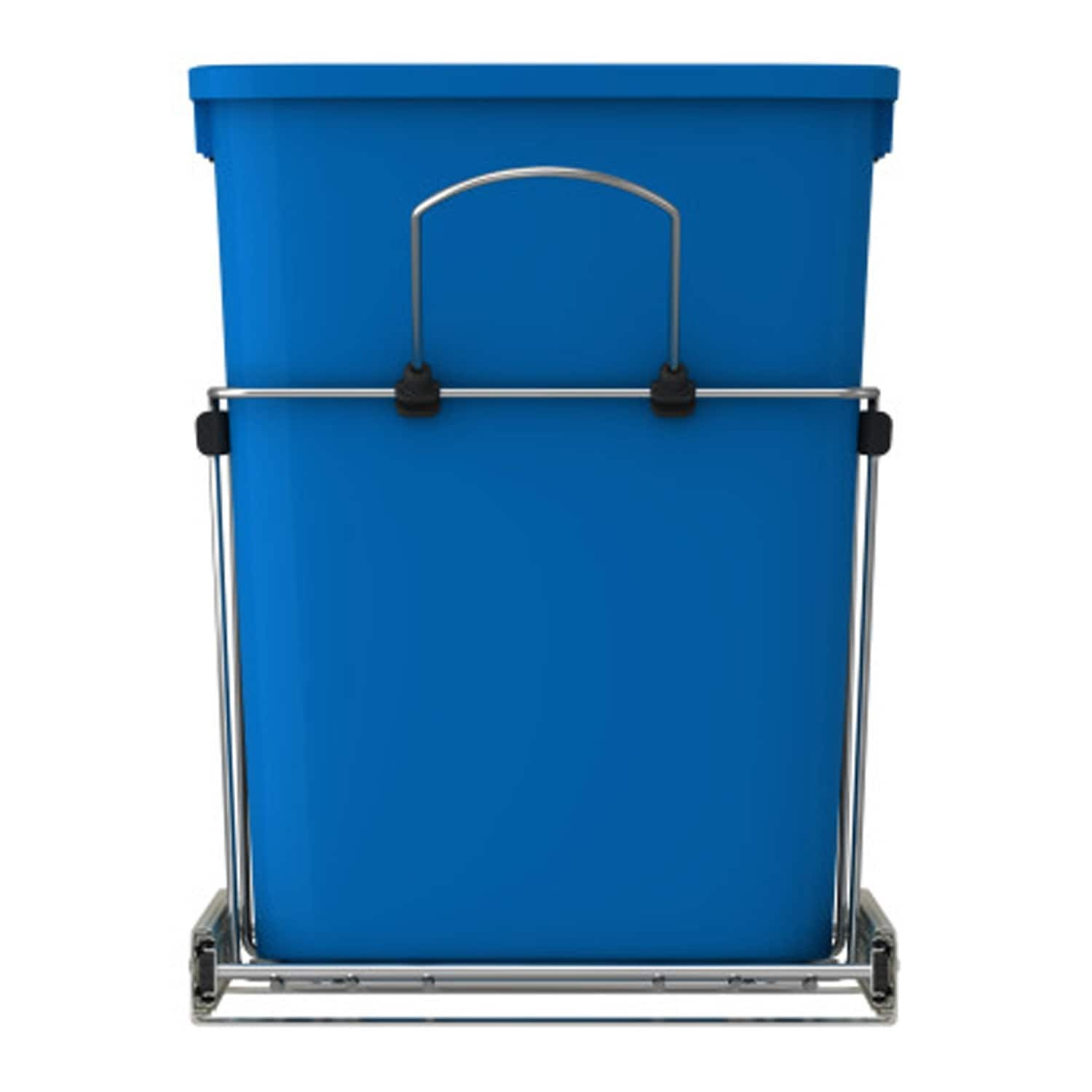 Double 35 qt Pullout Waste Bins