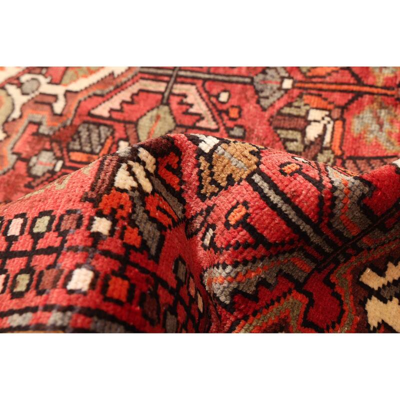 ECARPETGALLERY Hand-knotted Andelz Red Wool Rug - 4'9 x 6'9