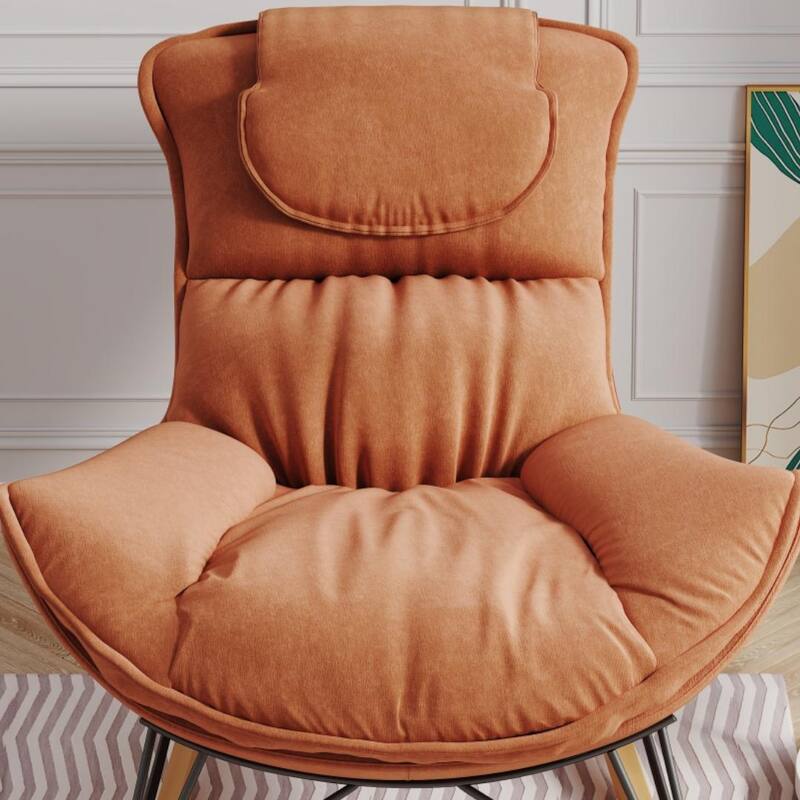 Leisure Sofa Single Rocking Chair Light Luxury Sofa Chair - 43.30"L * 32.3"W * 30.4"H