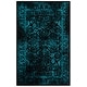 preview thumbnail 109 of 208, SAFAVIEH Adirondack Dakota Rustic Shabby Chic Distressed Rug 3' x 5' - Black/Teal - Rectangle