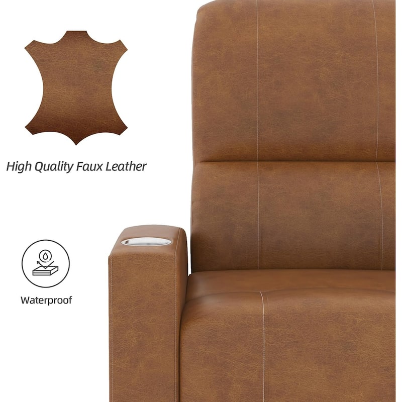 AECOJOY Power Glider Recliner Chair Nursery Glider Chair Single Sofa