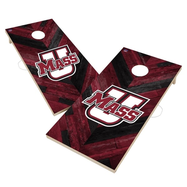 slide 2 of 6, Massachusetts Minutemen Cornhole Board Set 16 Years and Up