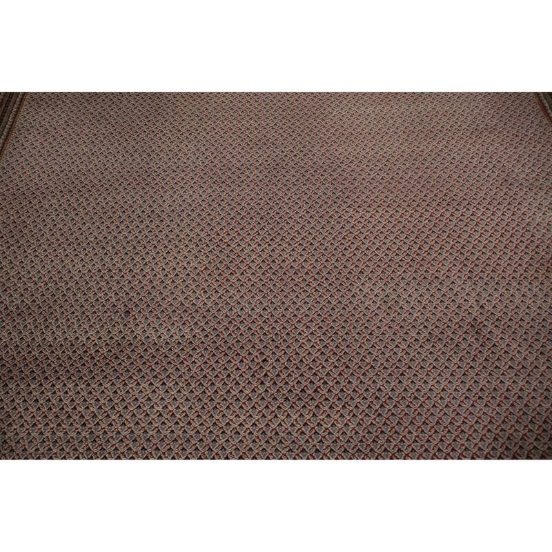 Hand Knotted Oriental 100% Wool Carpet Traditional Geometric Oranges & Rust Botemir Area Rug - 11' 10'' X 8' 10''