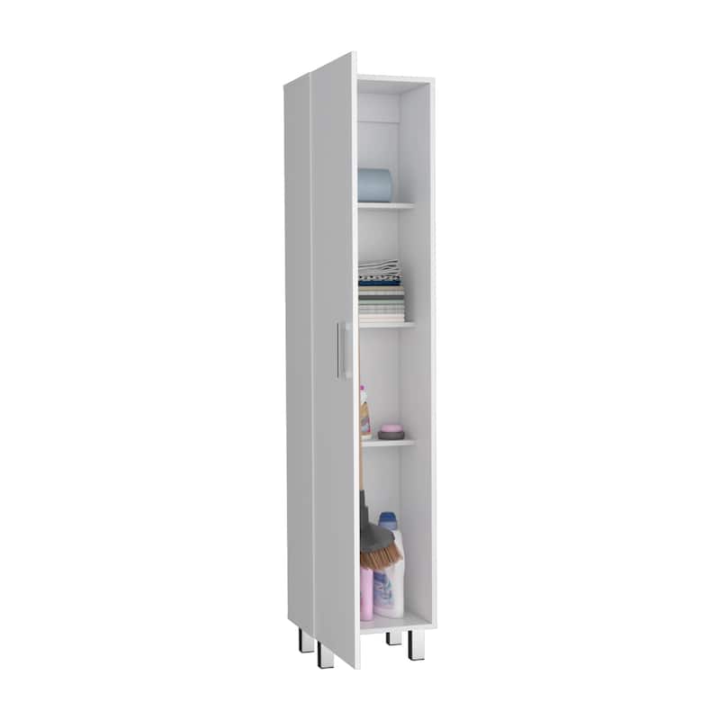 Vintro 71" Tall 5-Shelves Storage Cabinet Broom Closet - N/A