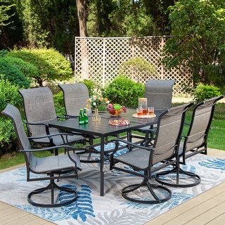 Patio dining sets with umbrella hole deals