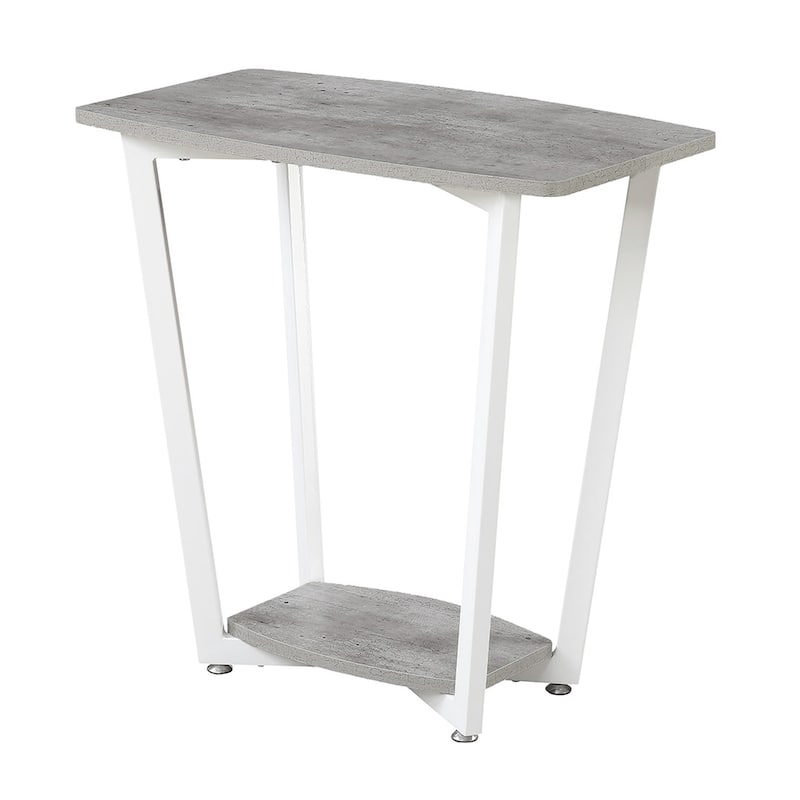 Convenience Concepts Graystone Chairside End Table with Shelf