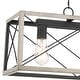preview thumbnail 47 of 48, Acroma 3 - Light Linear Modern Farmhouse Rectangle Chandelier - N/A