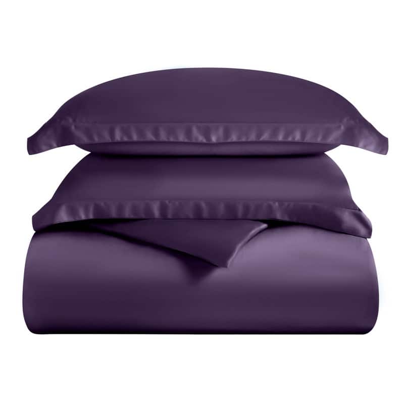 Superior 300 Thread Count Rayon From Bamboo Solid Duvet Cover Set