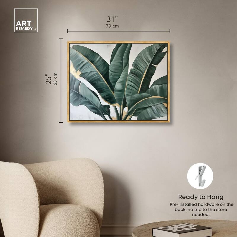 Jungle Jewel Jade II Canvas by Art Remedy