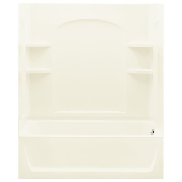 Sterling 71220120 Ensemble 60" x 33-1/4" x 75-1/4" Vikrell Shower with Drain Right