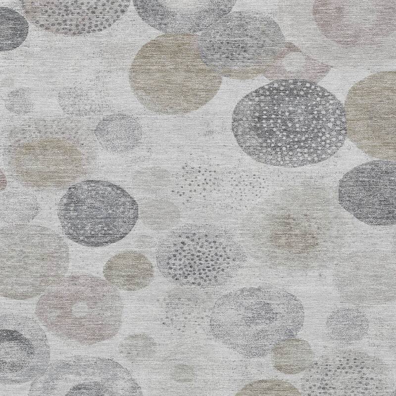 HomeRoots Geometric Transitional Rectangle Outdoor Rug