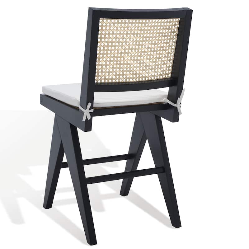 SAFAVIEH Couture Meine Rattan 22-inch Counter Stool - 18 In. W x 23 In. D x 38 In. H - 18Wx23Dx38H