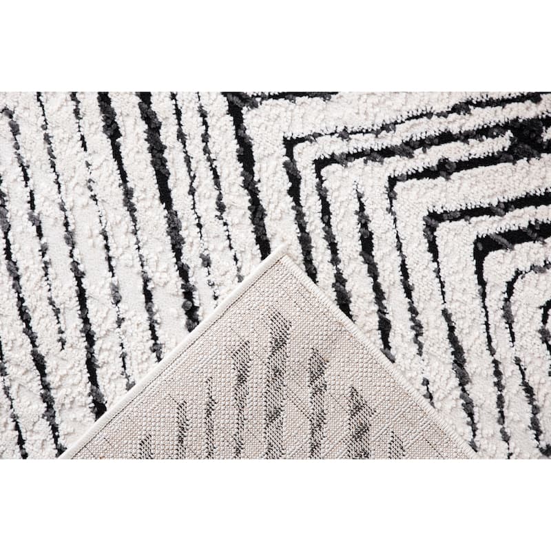 Cairo Collection Transitional Abstract Area Rug