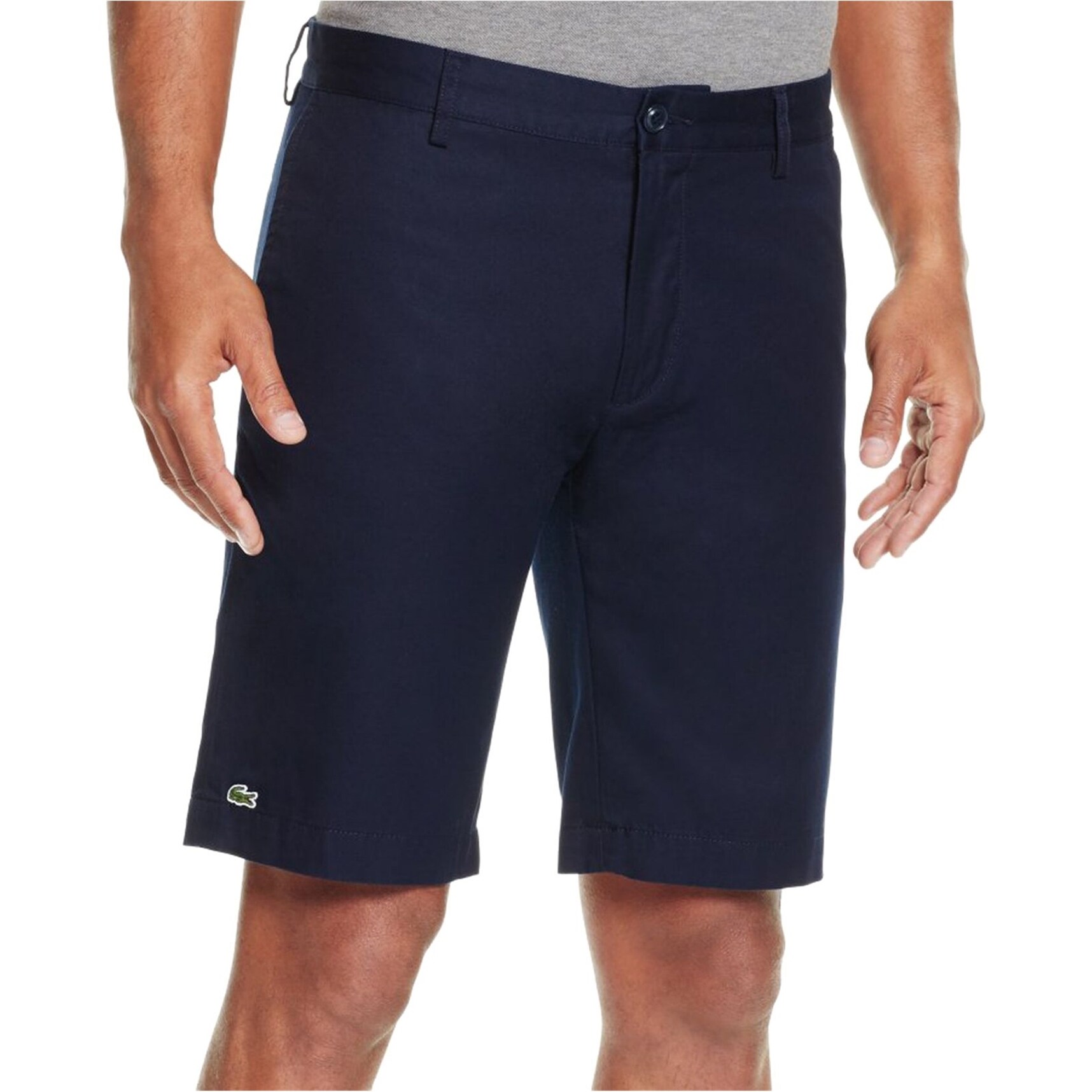 mens lacoste chino shorts