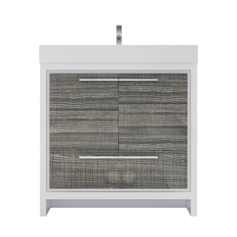 Dove 36'' Freestanding Vanity with Reinforced Acrylic Sink