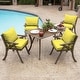 preview thumbnail 21 of 46, Arden Selections Leala Texture 21-inch Square Patio Chair Cushion Set